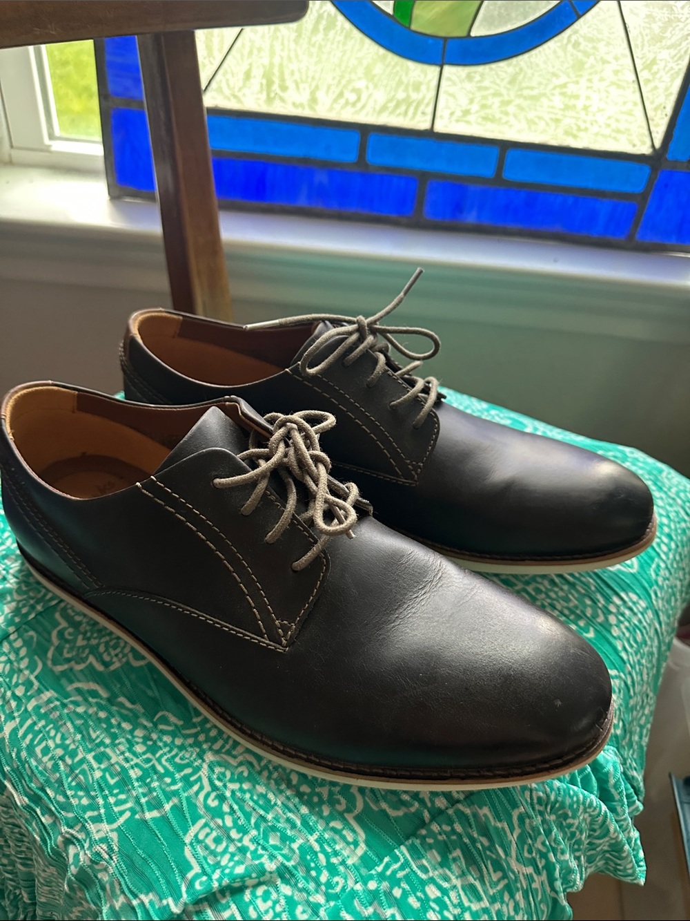 Clarks Dark Brown Leather Men’s Monahan Plain
